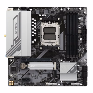 Материнская плата GIGABYTE B650M Gaming Plus WiFi AMD Ryzen 9000 DDR5 2xPCIe 4.0 M.2 2.5GbE WiFi 6E USB 3.2 Gen 1