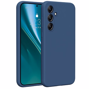 Etteri Silicone ümbris jaoks Samsung Galaxy A35 5G dark sinine