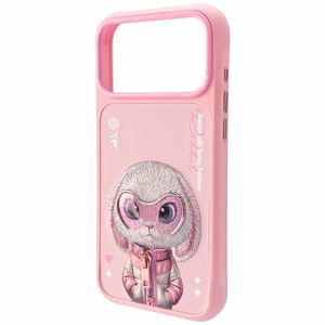 Nimmy Cool&Cute 2.0 Rabbit Ümbris jaoks iPhone 17 Pro - Roosa