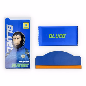 Must 5D Mr. Monkey klaas Samsung Galaxy FLIP 7 / FLIP 8 volditava sisemise ekraani kaitseks