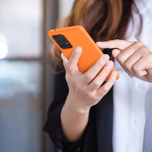 Silikoonist ümbris Pehme paindlik kummist kate Samsung Galaxy A22 4G musta