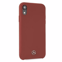 Mercedes Silicone Line iPhone Xr ümbris - punane