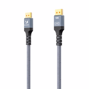 Wozinsky WPS-16AYL1S DisplayPort 2.1 Kaabel 80Gb/s 16K@60Hz 8K@120Hz 4K@240Hz HDR HDCP DSC 1m - must