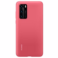 Originaal Ümbris jaoks Huawei P40 - Silikoon Protective Ümbris (51993727) punane