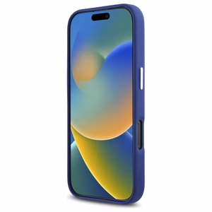 Karl Lagerfeld FW Metal Plate MagSafe iPhone 16 Pro Ümbris - sinine