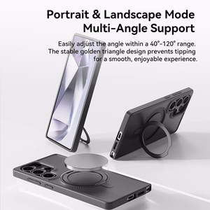 Rock Rotating Alus Soft Touch Series Magnetic jaoks Samsung Galaxy S25 must