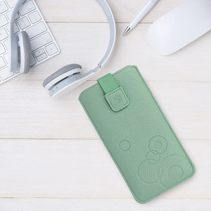 WONDER Deko tasku ümbris (suurus XXL) Samsung S25 Ultra/S24 Ultra/M35/M23/A16 5G/Xiaomi Redmi 14C jaoks roheline