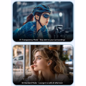 Bluetooth kõrvaklapid Essager "TWS" mustad (kahekordne mürasummutus / Bluetooth 5.3)