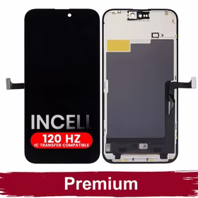 LCD ekraan ühilduv iPhone 15 Pro Max must (120Hz / INCELL / Premium) /*Removable IC*/
