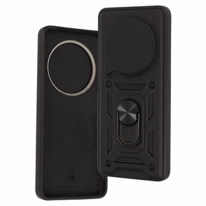 Slide Camera Armor Ümbris jaoks Xiaomi Redmi A3 Pro Must