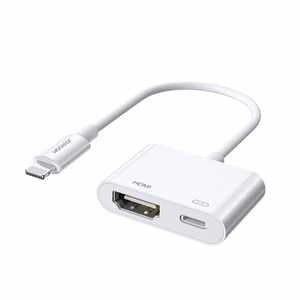 Joyroom S-H141 Lightning (male) - HDMI FullHD 1080p 60Hz (female) / Lightning (female) adapter - valge