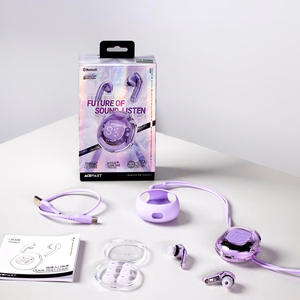 Acefast T8 TWS Bluetooth Wireless Headphones - Purple