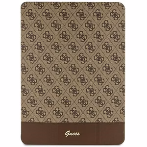 Guess 4G Stripe Allover ümbris jaoks iPad Pro 12.9" - brown