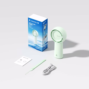 Jisulife käeshoitav ventilaator 5 Plus 4000mAh mini puhur kaasaskantav ventilaator - roheline