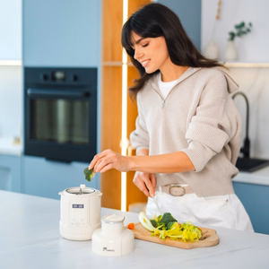 Momini KiddoChef 10-ühes multifunktsionaalne köögikombain lastetoidu valmistamiseks