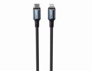 Havit CB6311 - USB Type C Lightning kaabel, 1 m (must)