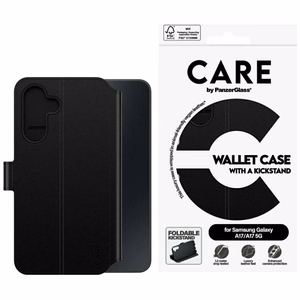 CARE by PanzerGlass Rahakott Ümbris M. Kickstand for Samsung Galaxy M17 5G / A17 / A17 5G - must