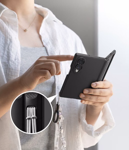 Ringke Onyx Flap ümbris seadmele Samsung Galaxy Z Fold 8, MagSafe-ühilduv – must