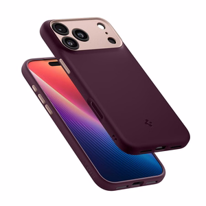 Spigen Nano Pop MagSafe  iPhone 18 Pro / 17 Pro ümbris, tume kirsipunane