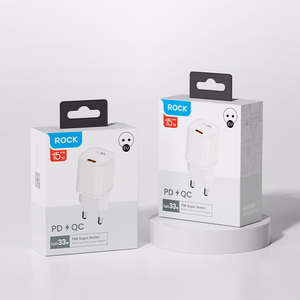 Rock Wall laadija T88 Sugar Cube Series GaN - Type C - QC 3.0 PD 33W 3A valge