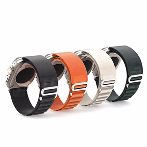 DUX DUCIS strap GS nylon jaoks Apple Watch 42 / 44 / 45 / 49 mm oranž