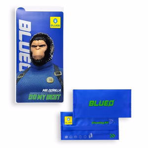 Karastatud klaas 5D Mr. Monkey Glass (Airbag Anti-Broken) Apple iPhone 15 Pro Max must