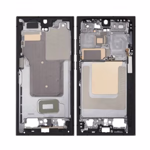 Keskmise raami korpus Samsung S928 S24 Ultra Titaan Must (Sinine / Roheline)