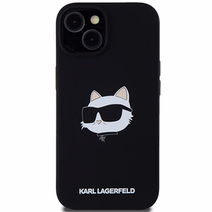 Karl Lagerfeld Silicone Choupette Head MagSafe Ümbris jaoks iPhone 15 Plus / 14 Plus - must