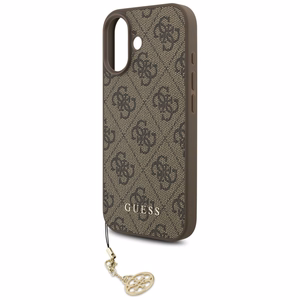 Guess 4G Charms Collection MagSafe ümbris jaoks iPhone 17 - brown