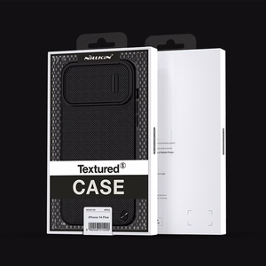 Nillkin Textured S Case iPhone 14 Pro Max soomustatud kate koos kaamerakattega tumeroheline