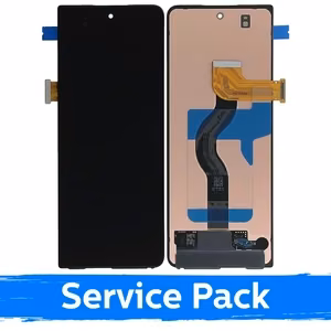 LCD ekraan ühilduv Samsung F936 Z Fold4 (välimine) must (Service Pack)