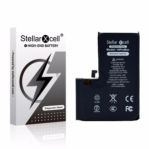 StellarXcell Diagnostic aku Apple iPhone 14 Pro Max jaoks, 4330 mAh (standardne mahutavus + kvaliteetne BMS-i koopia)