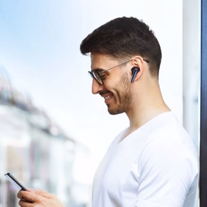 Bluetooth vabakäeseade Dudao JR-FN2 must (Bluetooth 5.4)