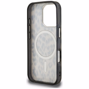 Karl Lagerfeld IML Leopard Pattern MagSafe Ümbris jaoks iPhone 16 Pro Max - Brown