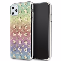 Guess GUHCN65PEOML iPhone 11 Pro Maxmulticolor kõva ümbris Iridescent 4G Peony
