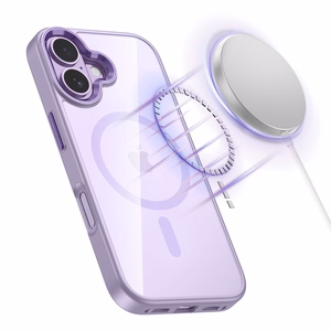 Tech-Protect MagMat MagSafe Ümbris jaoks iPhone 17 - Läbipaistev Purple