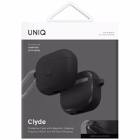 Uniq Clyde Lock Ümbris jaoks AirPods 4 - Must