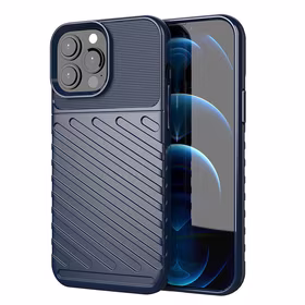 Thunder Case Paindlik ja vastupidav TPU ümbris iPhone 13 Pro Max sinine