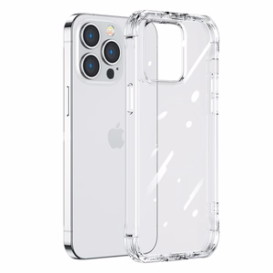 Joyroom Defender Series чехол для iPhone 14 Plus бронированный с крюком и подставкой прозрачный (JR-14H3)