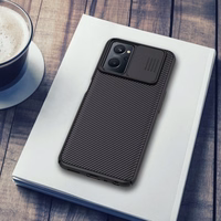 Nillkin CamShield PC Ümbris jaoks Realme 9i must