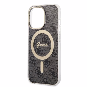 Set Guess GUBPP13LH4EACSK Ümbris+ Charger iPhone 13 Pro must/must hard ümbris 4G Print MagSafe