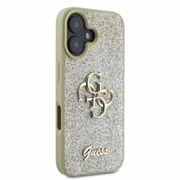 GUESS ümbris jaoks IPHONE 16 Plus GUHCP16MHG4SGD (Fixed Glitter Big 4G) kuldne
