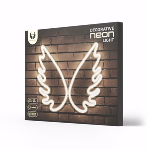 Neon PLEXI LED WINGS valge FPNE09X Forever Light