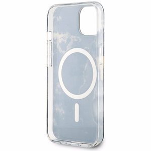 Guess GUHMP14MHTMRSK iPhone 14 Plus 6.7" black/black hardcase Golden Marble MagSafe