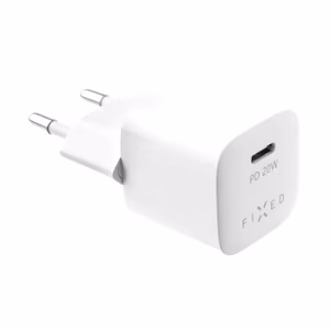 FIXED Mini FIXC20M-C-WH – USB-C reisilaadija, 20 W, valge