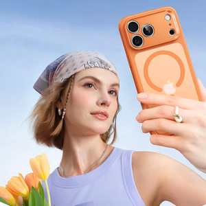 ESR Classic Hybrid MagSafe Ümbris jaoks iPhone 17 Pro - Läbipaistev oranž