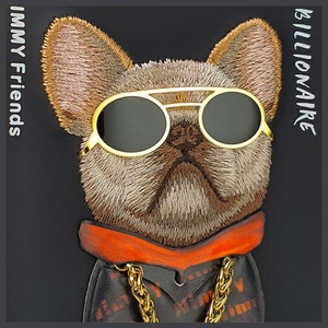 Nimmy Glasses Cool Dog Ümbris jaoks iPhone 15 Pro - Must