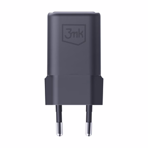 3mk Hyper Charger PD 33W GaN QC4+ PPS AFC FCP SCP 1A1C seinalaadija - must