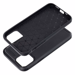Ümbris CARBON PREMIUM jaoks IPHONE 12 / 12 Pro must