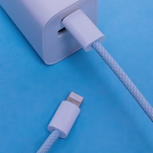 Maxlife MXUC-06 кабель USB-C - Lightning 1,0 m 20W синий нейлон